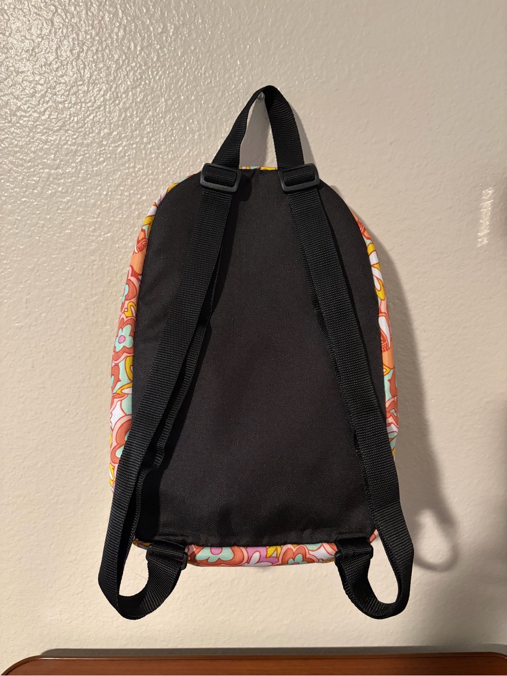 Vans Floral Mini Backpack in Yellow, Pink & Orange - Picture 4 of 7